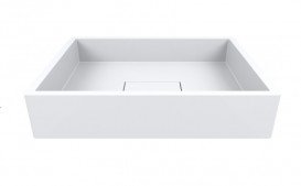 Раковина для ванної Miraggio Capri 500 накладна білий глянсовий 0000160