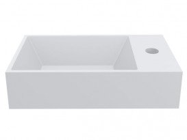 Раковина для ванної кімнати Miraggio Copper 400 Mirasoft Technology білий матовий 0001066