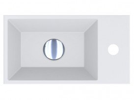 Раковина для ванної кімнати Miraggio Copper 400 Mirasoft Technology білий матовий 0001066