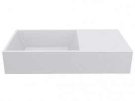 Раковина для ванной Miraggio Copper 500 Mirasoft Technology белый матовый 0001067