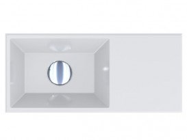 Раковина для ванной Miraggio Copper 500 Mirasoft Technology белый матовый 0001067