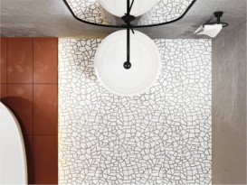 Раковина для ванної Miraggio Cosmos Ø50,3 см литий мармур Mirasoft Technology білий 0001635