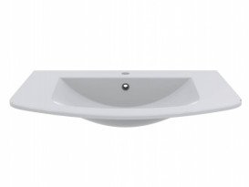 Раковина для ванной Miraggio Dea 800 литой мрамор Miramarble белый 0001536