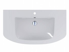 Раковина для ванної Miraggio Dea 900 литий мармур Mirasoft Technology білий 0001591