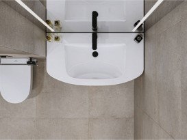 Раковина для ванной Miraggio Dea 99,6х54,3 см Miramarble белый 0001545