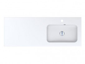 Раковина для ванної кімнати Miraggio Della 1200 R Mirasoft Technology білий матовий 0001077