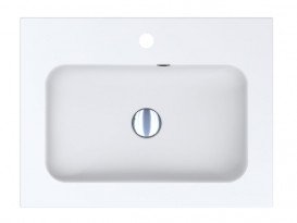 Раковина для ванной Miraggio Della 600 Mirasoft Technology белый матовый 0001016