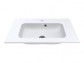 Раковина для ванної кімнати Miraggio Della 800 Mirasoft Technology білий матовий 0001070