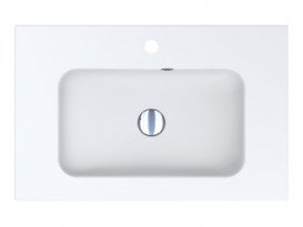 Раковина для ванної кімнати Miraggio Della 800 Mirasoft Technology білий матовий 0001070