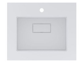 Раковина для ванної Miraggio Erica 600 60х50 см Miramarble білий глянсовий 8813410