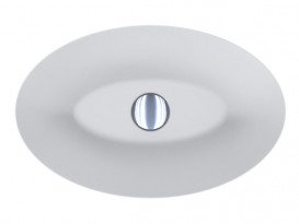 Раковина для ванной Miraggio Eva 50х32 см Miramarble белый матовый 0000188