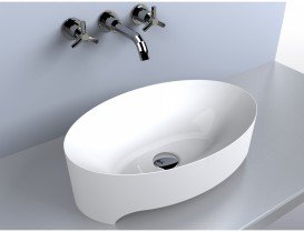 Раковина для ванной Miraggio Evora 500 накладная  белый глянцевый 0000189