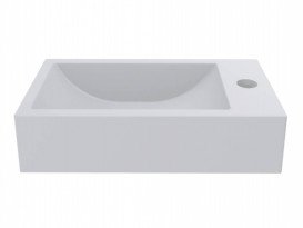 Раковина для ванной Miraggio Faro 40,8х22,7 см Mirasoft Technology белый матовый 0001081