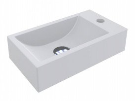 Раковина для ванной Miraggio Faro L 40,8х22,7 см Mirasoft Technology белый матовый 0001082