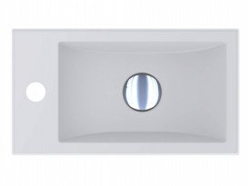 Раковина для ванной Miraggio Faro R 40,8х22,7 см Mirasoft Technology белый матовый 0001083