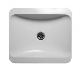 Раковина для ванной Miraggio Geneva 450 накладная белый глянцевый 0000201