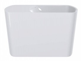 Раковина для ванної Miraggio Helix R 45х22 см Miramarble білий глянсовий 0001549