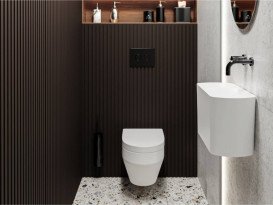 Раковина для ванної Miraggio Helix R 45х22 см Miramarble білий глянсовий 0001549