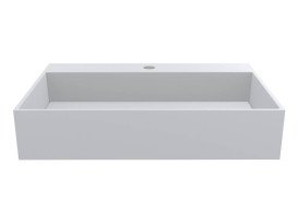 Раковина для ванної Miraggio Island Matt 600 Miramarble Matt білий матовий 0002444