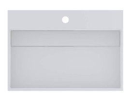 Раковина для ванної Miraggio Island Matt 600 Miramarble Matt білий матовий 0002444