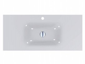 Раковина для ванной Miraggio Jessel 1000 литой мрамор Miramarble белый 0000796