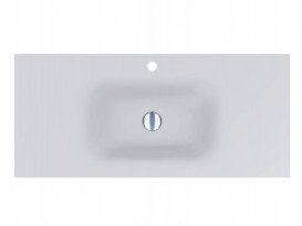 Раковина для ванної Miraggio Jessel 1000 литий мармур Miramarble білий матовий 0000797