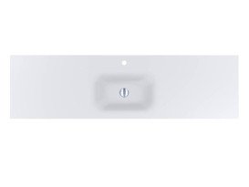 Раковина для ванной Miraggio Jessel 1800 180х45 см Mirasoft белый матовый 0002703