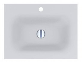 Раковина для ванной Miraggio Jessel 600 литой мрамор Miramarble белый матовый 0000747