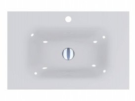 Раковина для ванной Miraggio Jessel 700 литой мрамор Miramarble белый 0000750