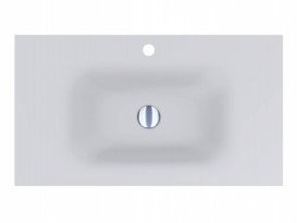 Раковина для ванной Miraggio Jessel 800 литой мрамор Miramarble белый матовый 0000749