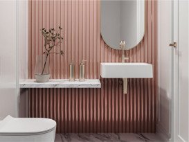 Раковина для ванної Miraggio Kelley 55х41 см литий мармур Miramarble білий матовий 0000945