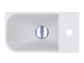 Раковина для ванної Miraggio KO L Matt 40х22 см Miramarble Matt білий матовий 69125608