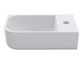 Раковина для ванної Miraggio KO L Matt 40х22 см Miramarble Matt білий матовий 69125608