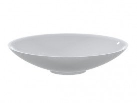 Раковина для ванної Miraggio Kristina 50х35 см литий мармур Miramarble білий 0000761