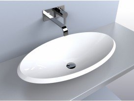 Раковина для ванної Miraggio Lex R накладна білий глянсовий 0000205