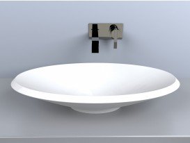 Раковина для ванної Miraggio Lex R накладна білий глянсовий 0000205