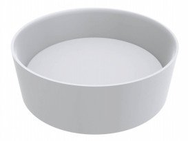 Раковина для ванной Miraggio Lola Ø45 см Mirasoft Technology белый матовый 0001098