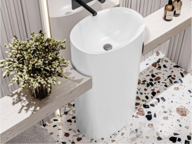 Раковина для ванной Miraggio Lowa 500 50х35 см Mirasoft белый матовый 8813616