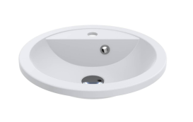 Раковина для ванної MIRAGGIO SULAWESI 43х43 см Miramarble Matt білий 0000743