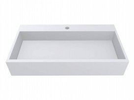 Раковина для ванної кімнати Miraggio Mares 800 Mirasoft Technology білий матовий 0001101