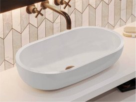 Раковина для ванной Miraggio Mark 625 62,5х36 см Miramarble белый глянцевый 0002687