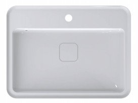 Раковина для ванної Miraggio Marrakesh 600 мармур мармур Miramarble білий 0000217