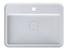 Раковина для ванной Miraggio Marrakesh 600 литой мрамор Miramarble белый матовый 0000672