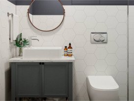 Раковина для ванной Miraggio Marrakesh 380 литой мрамор Miramarble белый матовый 0000935