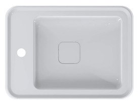 Раковина для ванной Miraggio Marrakesh R 51,9х38 см литой мрамор Miramarble белый 8814254