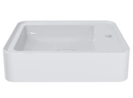 Раковина для ванної Miraggio Marrakesh L 51,9х38 см литий мармур Miramarble білий 8814257