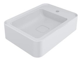 Раковина для ванної Miraggio Marrakesh L 51,9х38 см литий мармур Miramarble білий 8814257