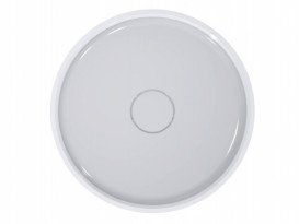 Раковина для ванної Miraggio Marta 420 мармур мармур Miramarble білий 0000695