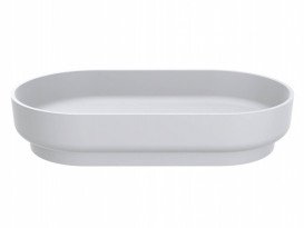 Раковина для ванної Miraggio Marta 750 литий мармур Miramarble білий матовий 0000729