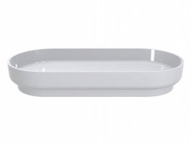 Раковина для ванной Miraggio Marta 900 литой мрамор Miramarble белый 0000692